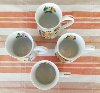 Tazas de porcelana Inglesa Gessica.