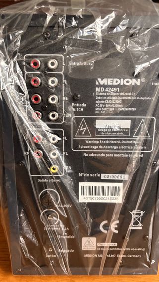 Sistema de Sonido Medion 5.1 Activo