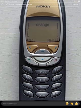 Teléfono Móvil Nokia Vintage Marrón