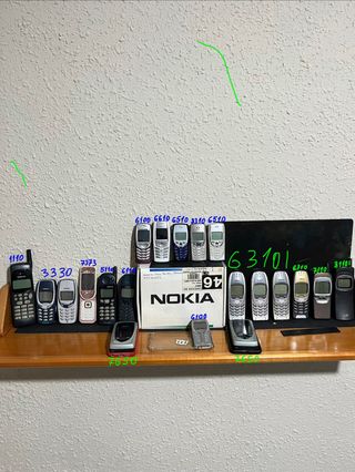 Teléfono Móvil Nokia Vintage Marrón