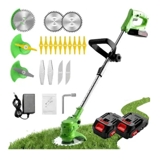 Decespugliatore elettrico con due batterie da 21 V