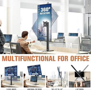 Soporte con Peana Pantallas Monitores Ordenador PC