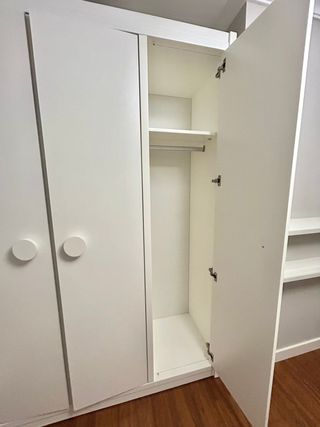 Armario infantil/juvenil blanco madera