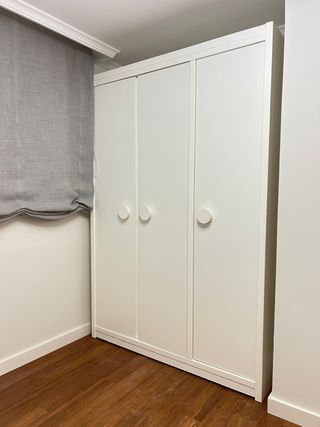 Armario infantil/juvenil blanco madera