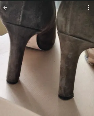 Stivali scamosciati marroni Cheville