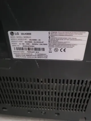 Televisor LG 32 Negro