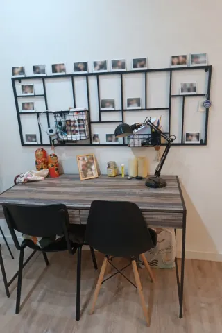 Escritorio y organizador de pared