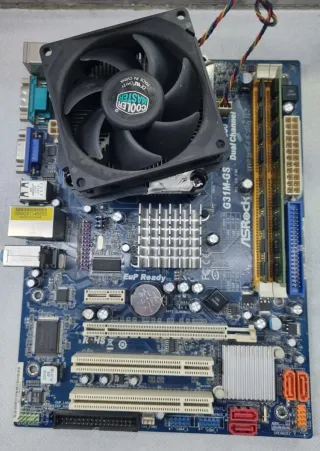 Placa Base ASRock + CPU Intel + Memoria + VGA