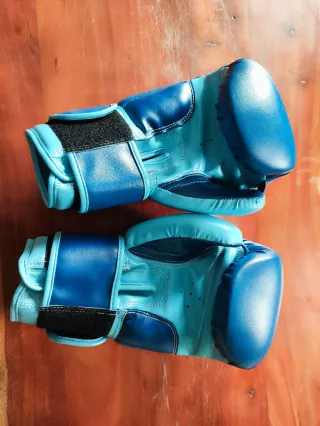 Guantes Boxeo Custom Fighter 16 oz Azul