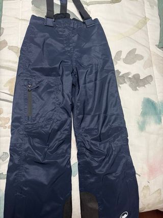 Chaqueta esquí niña estampado y pantalón