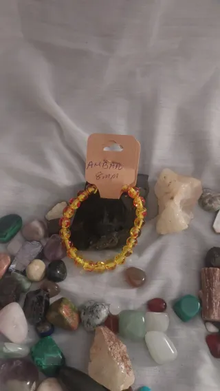 Pulsera Ámbar Natural 8mm