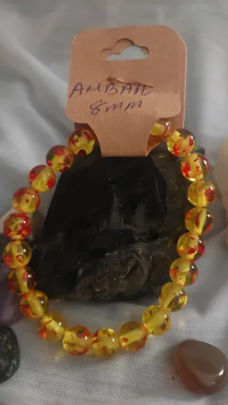 Pulsera Ámbar Natural 8mm