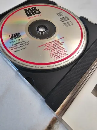 Mr. Big - Lean Into It CD Originale 1991