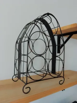 Botellero in ferro battuto