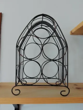 Botellero in ferro battuto