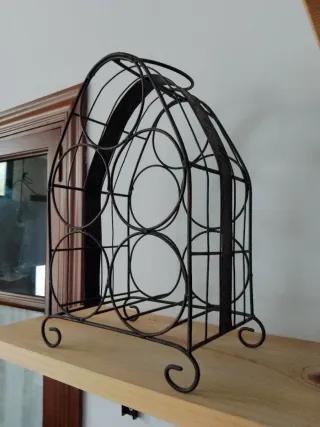 Botellero in ferro battuto