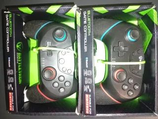 2 Mandos Bluetooth Battletron para Nintendo