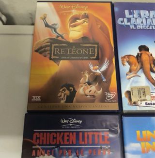 Lotto 6 DVD Cartoni Disney Italiani