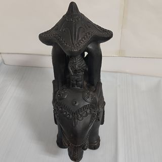 Figura decorativa Elefante con Dosel Cerámica