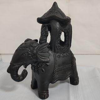 Figura decorativa Elefante con Dosel Cerámica