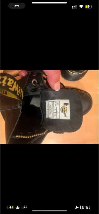 Botas Dr. Martens plataforma negras