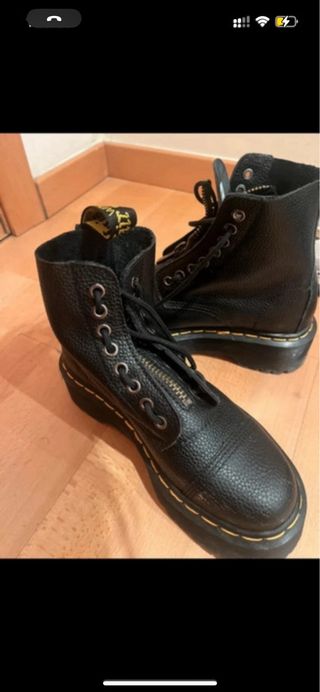 Botas Dr. Martens plataforma negras