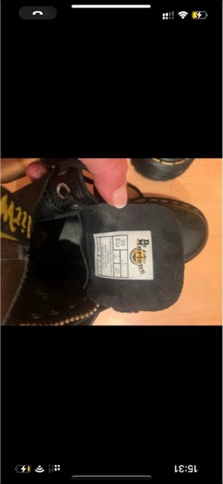 Botas Dr. Martens plataforma negras