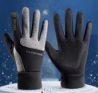 Guantes térmicos invierno resistentes al agua