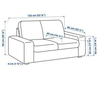 Funda Sofá IKEA KIVIK Gris Antracita