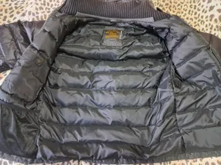 Giubbotto uomo cappuccio grigio nero