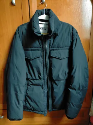 Chaqueta Zara Hombre Talla S Azul Marino