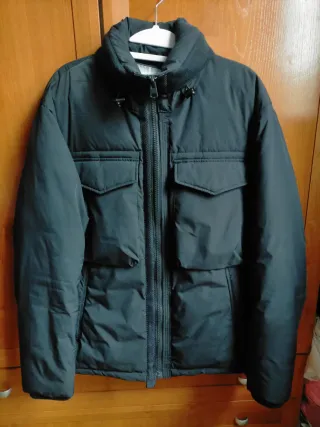 Chaqueta Zara Hombre Talla S Azul Marino