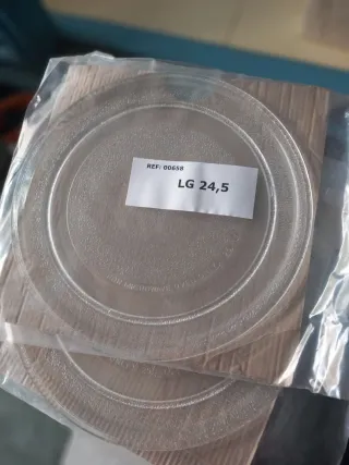 Plato giratorio microondas LG 24,5 cm