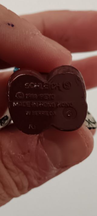 Puffo Capo Indiano vintage Schleich 1981