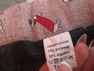 Cama para perro mediano con estampado