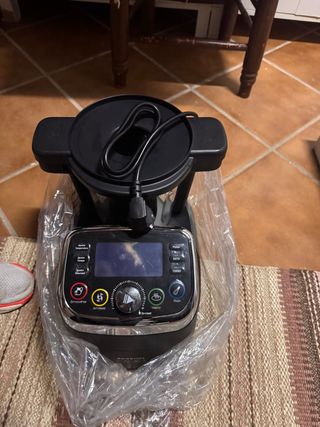 Robot de cocina multifunción negro