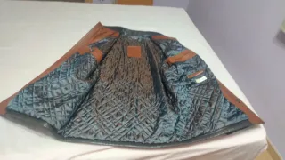 Chaquetón piel ovino marrón