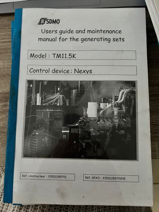 Generador SDMO TM11.5K Nexys, Mitsubishi