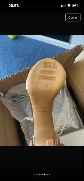 Sandalias tacón Primadonna doradas