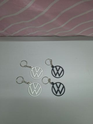 Porta-chaves Volkswagen (2 Brancos, 2 Pretos)
