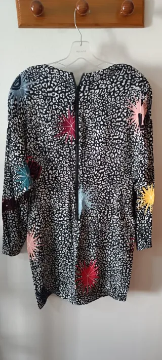 Vestido Mujer Bimba y Lola Negro Multicolor