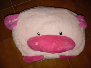 Puff Cerdito Rosa Peluche