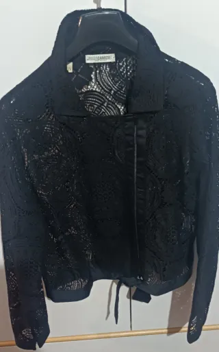 Camicia Pizzo Nera Taglia M