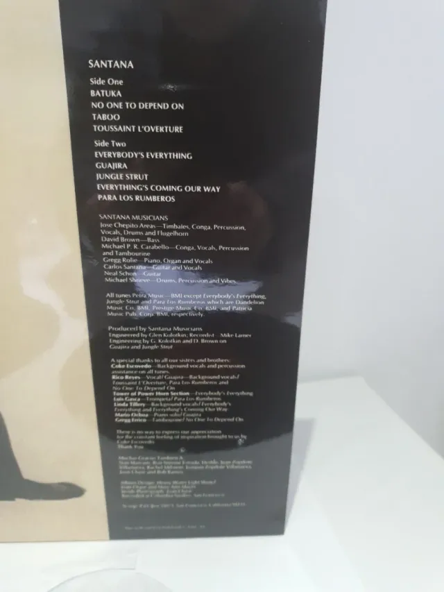 Vinilo Santana III 180g Batuka 2010 Sony 2lp
