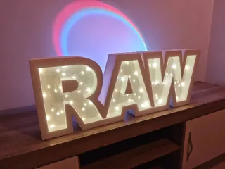 Cartel luminoso personalizado