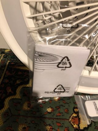 Ventilador Teto LED com 3 Modos de Iluminação