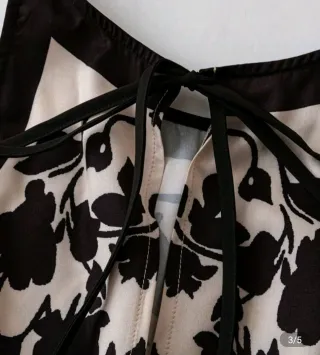 Mono elegante Shein beige y negro Talla XL