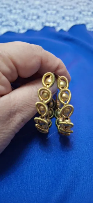 Orecchini a cerchio dorati