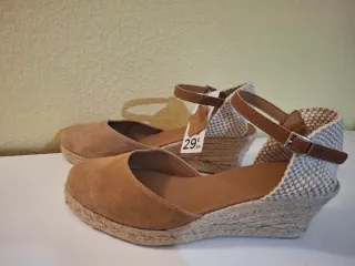 Sandalias mujer piel cerradas altas Tex
