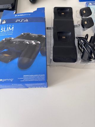 PDP PS4 Ultra Slim Charge System Negro
